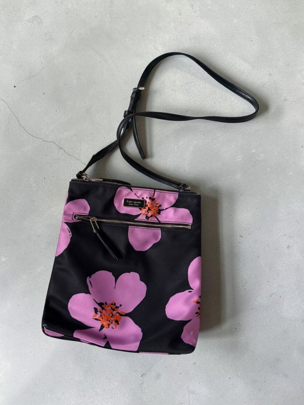 KATE SPADE Floral Nylon Crossbody Bag Womens